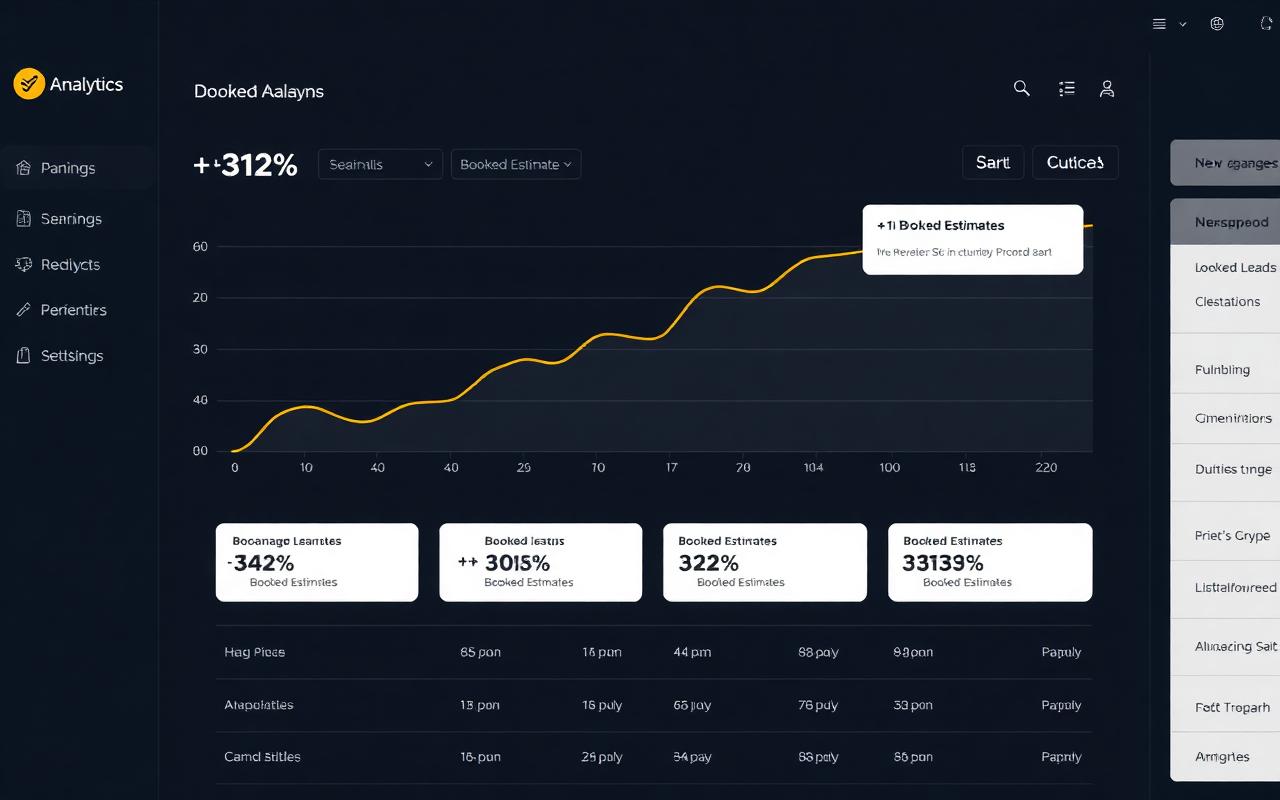 Summit Peak Roofing growth dashboard